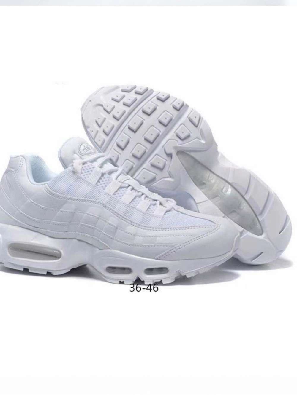 Nike Women's All-White Air-Cushion Sneakers